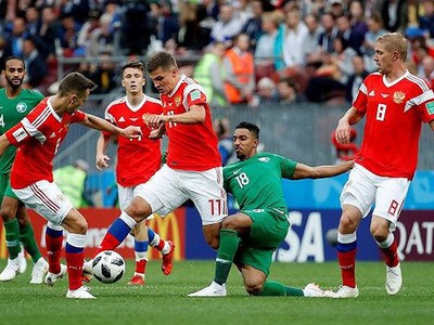Một trận đấu tại World Cup 2018.