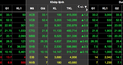 Cổ phiếu ngân hàng đang đóng vai trò dẫn dắt chỉ số.