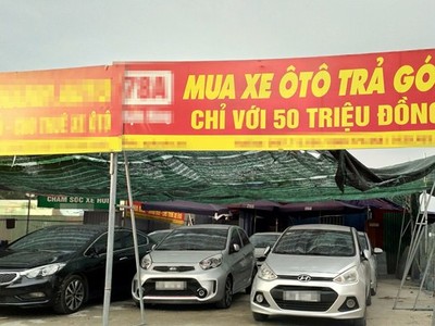 Ô tô bán trả góp chỉ 50 triệu đồng.