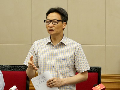 Phó Thủ tướng Vũ Đức Đam phát biểu tại cuộc họp (Ảnh: VGP).