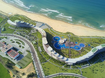 Một dự án du lịch nghỉ dưỡng sinh thái của FLC tại Eo Gió, Quy Nhơn, Bình Định.