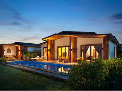 Biệt thự dự án Movenpick Cam Ranh Resort, Nha Trang sử dụng vật liệu xây dựng xanh do Eurowindow cung cấp.