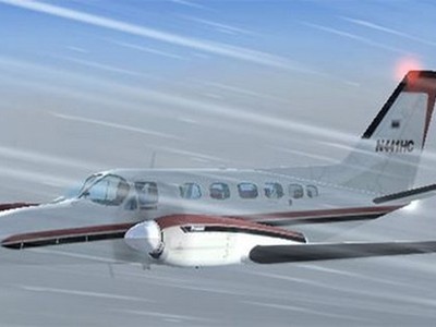 Máy bay 2 động cơ Cessna 414. (Nguồn: pinterest).