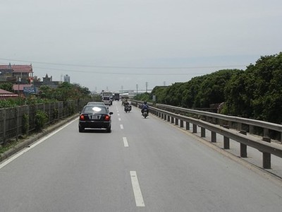 Một đoạn Quốc lộ 3 mới, đoạn Hà Nội - Thái Nguyên.