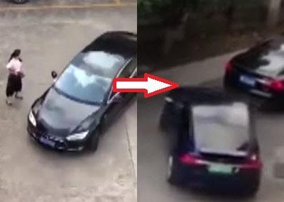 Nữ tài xế xe sang đâm ôtô khác để trả thù