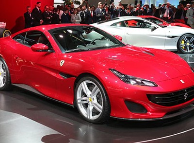 Siêu xe mới Ferrari Portofino tại triển lãm Frankfurt 2017. Ảnh: Carscoops. 