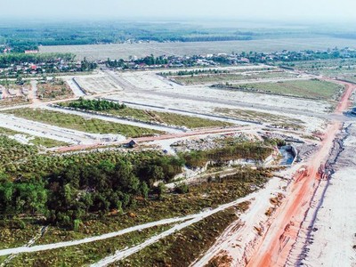 Phần lớn diện tích đất quy hoạch Dự án Liên hợp khu công nghiệp - đô thị Becamex - Bình Phước chưa giải phóng xong mặt bằng.