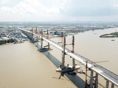 Cầu Bạch Đằng chính thức thông xe và đi vào hoạt động từ ngày 1/9.