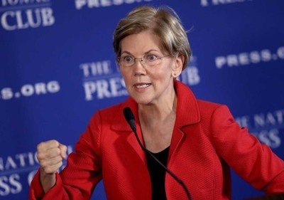 Thượng nghị sĩ Mỹ Elizabeth Warren. Ảnh: AFP.