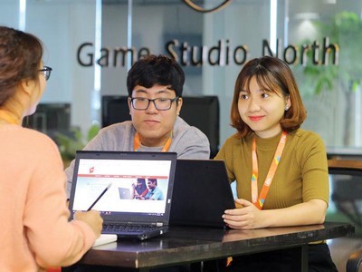 VNG đã được gọi tên trong danh sách 20 công ty tăng trưởng nhanh nhất toàn cầu khu vực Đông Á do WEF lựa chọn năm 2014. Ảnh: Đ.T