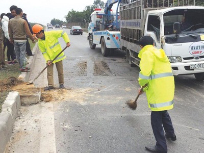 Công tác bảo dưỡng thường xuyên hạng mục Quốc lộ 3 mới được nhiều nhà thầu quan tâm. Ảnh: Anh Minh