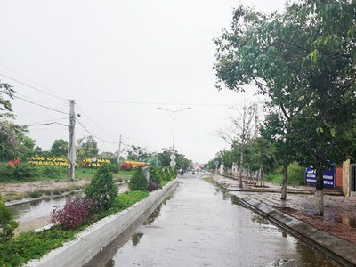 Một góc trung tâm huyện U Minh (tỉnh Cà Mau).