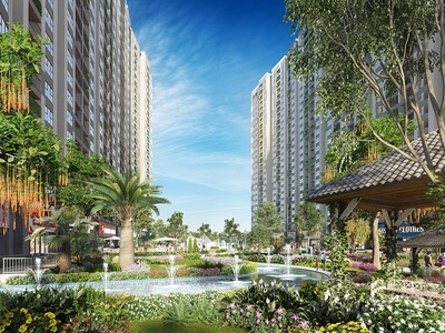 Những căn hộ có tầm nhìn vào nội khu được rất nhiều khách hàng lựa chọn tại Imperia Sky Garden.