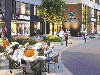 Nhịp sống Singapore hiện đại tại Safira, với diện tích mảng xanh đến 9.000 m2