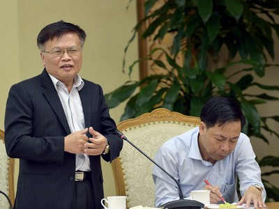 TS Nguyễn Đình Cung phát biểu tại buổi kiểm tra. - Ảnh: VGP/Nhật Bắc.