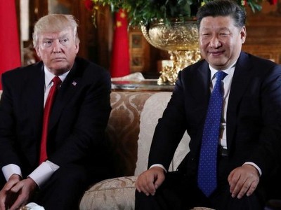 Tổng thống Mỹ Donald Trump và Chủ tịch Trung Quốc Tập Cận Bình trong cuộc gặp ở Mar-a-Lago, bang Florida, Mỹ, ngày 7/4/2017. Ảnh: Reuters.