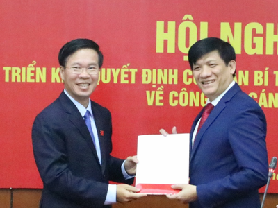 Triển khai quyết định nhân sự của Ban Bí thư Trung ương Đảng