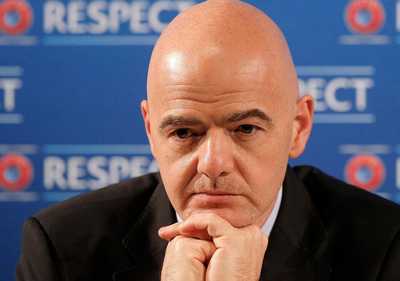 Chủ tịch FIFA Gianni Infantino.