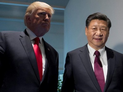 Tổng thống Mỹ Donald Trump và Chủ tịch Trung Quốc Tập Cận Bình gặp mặt bên lề hội nghị G-20 ở Đức hồi tháng 7/2017. (Ảnh: Reuters).