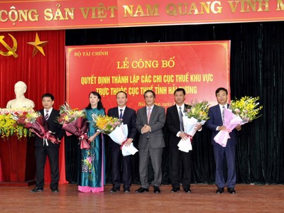 Địa phương đầu tiên hợp nhất 100% Chi cục Thuế