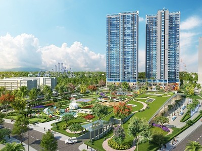 Không gian ngập tràn cây xanh, thảm cỏ là điểm cộng tuyệt đối của Eco Green Saigon.