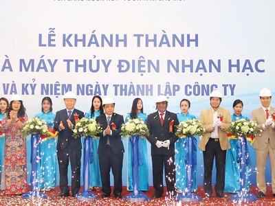 Tập đoàn Hà Đô (HDG) đưa vào vận hành Nhà máy thủy điện Nhạn Hạc