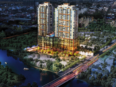 Southgate Tower với thiết kế độc đáo, ấn tượng.