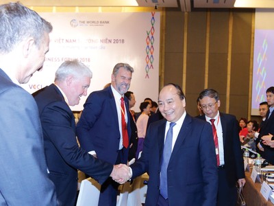 Thủ tướng Nguyễn Xuân Phúc tham dự Diễn đàn.