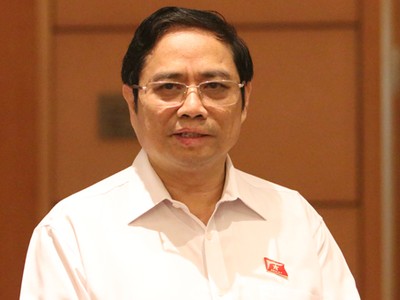 Trưởng ban Tổ chức Trung ương Phạm Minh Chính. Ảnh: Võ Hải.