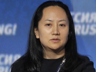 Giám đốc tài chính tập đoàn Huawei Mạnh Vãn Chu. Ảnh: AFP.