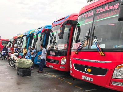 Các đơn vị vận tải đã lên kế hoạch và sẵn sàng đảm bảo chở khách trong 2 kỳ nghỉ Tết tới đây. (Ảnh: Việt Hùng/Vietnam+).
