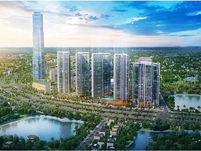 Phối cảnh dự án Eco Green Saigon được quy hoạch đồng bộ, hiện đại ngay trung tâm Quận 7.