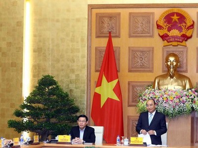 Thủ tướng Nguyễn Xuân Phúc phát biểu. (Ảnh: Thống Nhất/TTXVN).