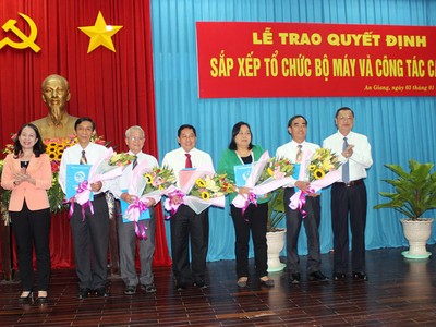 Nhân sự mới Đà Nẵng, An Giang, Thanh Hóa