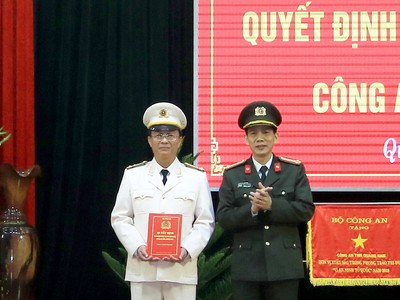Công bố quyết định nhân sự của Bộ trưởng Bộ Công an