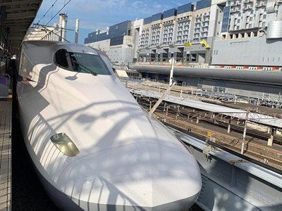 Tàu cao tốc Shinkansen ở Nhật Bản. Ảnh:Long Ly.