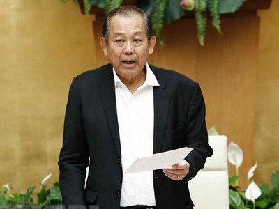 Phó Thủ tướng Thường trực Trương Hòa Bình. (Ảnh: TTXVN).