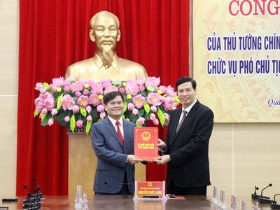 Công bố quyết định của Thủ tướng Chính phủ về công tác cán bộ