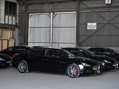 Dàn xe sang phục vụ hội nghị APEC ở Papua New Guinea năm 2018. (Ảnh: Reuters).