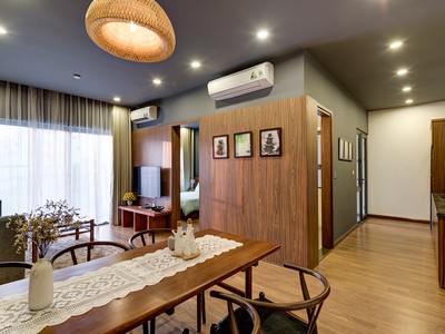 Căn hộ mẫu tại chung cư The Zen Residence.