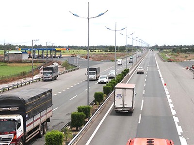 Cao tốc TP.HCM - Trung Lương sẽ kết nối với cao tốc Trung Lương - Mỹ Thuận. Ảnh: Xuân Hoa. 