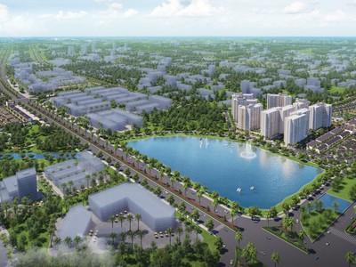 Quy hoạch tổng thể dự kiến của Khu đô thị Nam Long Hải Phòng.