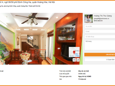 CenHomes đề cập chi tiết về hình ảnh nội thất, khu vực lân cận, tuyến đường, thời gian giao dịch, bên cạnh yếu tố quan trọng là mức giá và tính pháp lý. Điều này loại bỏ sự mập mờ trong các giao dịch bất động sản, vốn đang diễn ra nhiều trên thị trường. Nguồn: cenhomes.vn.
