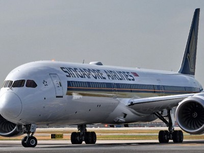 Một chiếc Boeing 787 của hãng Singapore Airlines. Ảnh: AFP.