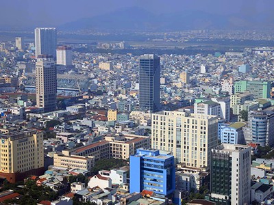 Một góc đô thị Đà Nẵng từ trên cao. Ảnh: Nguyễn Đông.