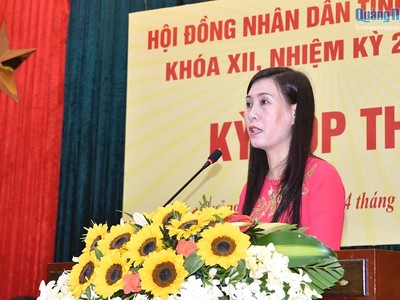 Đồng chí Bùi Thị Quỳnh Vân được bầu giữ chức Phó Bí thư Tỉnh ủy Quảng Ngãi.