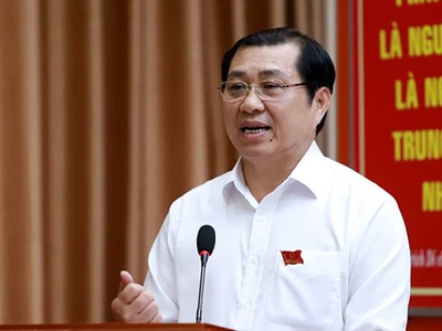 Ông Huỳnh Đức Thơ - Chủ tịch UBND TP. Đà Nẵng. Ảnh: Nguyễn Đông.