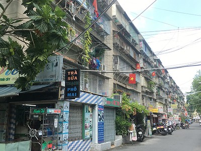 Lô VIII chung cư Thanh Đa. Ảnh: Duy Trần.