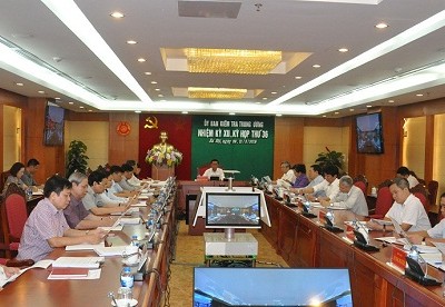Kỳ họp thứ 36 của Ủy ban Kiểm tra Trung ương.
