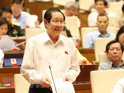 Bộ trưởng Bộ Nội vụ Lê Vĩnh Tân. (Ảnh: Phương Hoa/TTXVN).